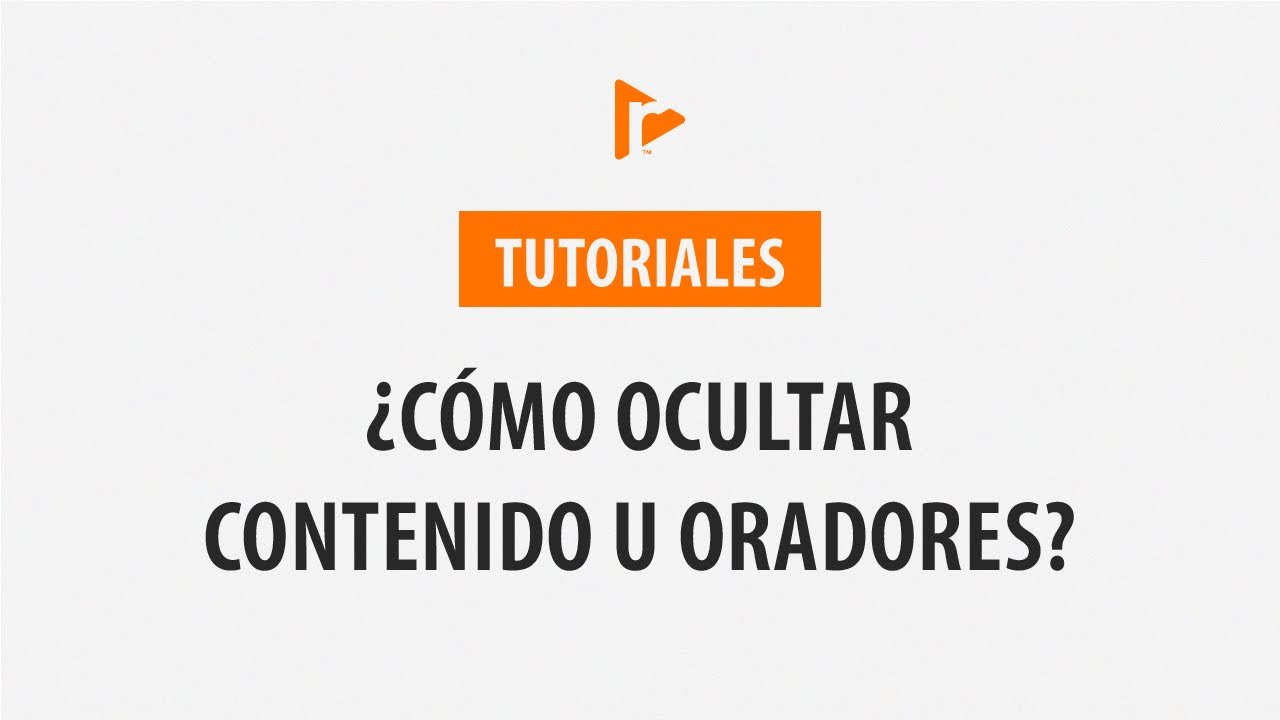 Cómo ocultar contenido | RightNow Media en español