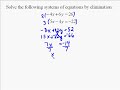 A17.10 Solving Systems of Equations by Elimination A17.10 Solving Systems of Equations by Elimination