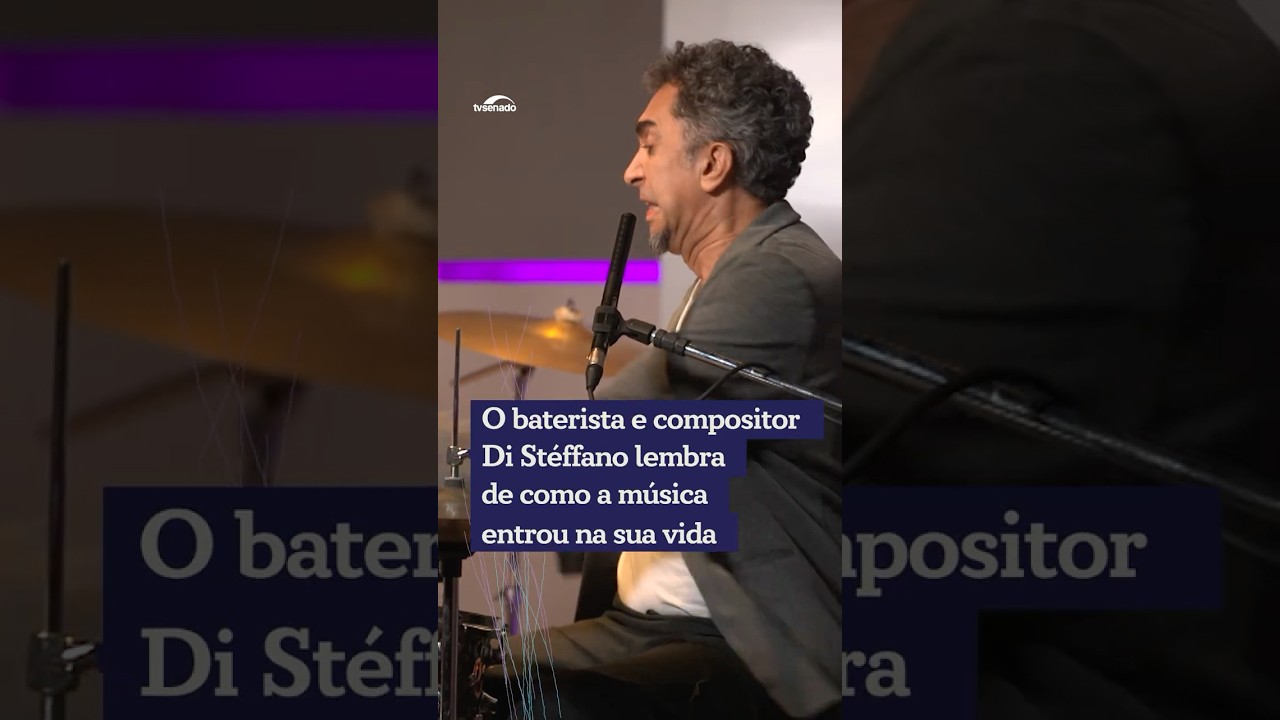 Baterista e compositor, Di Stéffano é destaque no Estúdio A #Shorts
