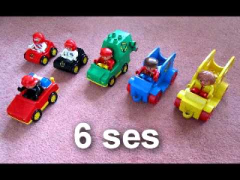 Lego duplo cars: how to count in Esperanto
