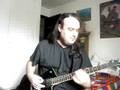 Edu Necro playing guitar