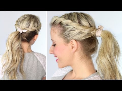 how to easy ponytail hairstyles