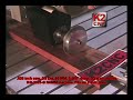 Guitar Frets cut by K2 CNC machine with saw.