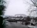 Snowing in Lampeter!