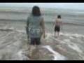 En la playa con la Milka