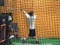 Sean Costella hitting