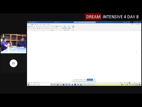 Dream Intensive 4 Day 8