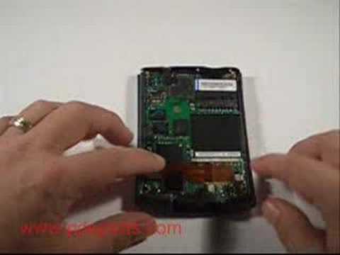 how to replace a battery in a palm tungsten e