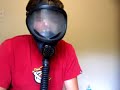 rippin my sweat ass swat mask n u kno itz sum kill