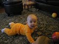Kaylin crawling 10/31/09