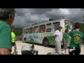 Escale au communal de Lairoux pour l'Alter Tour