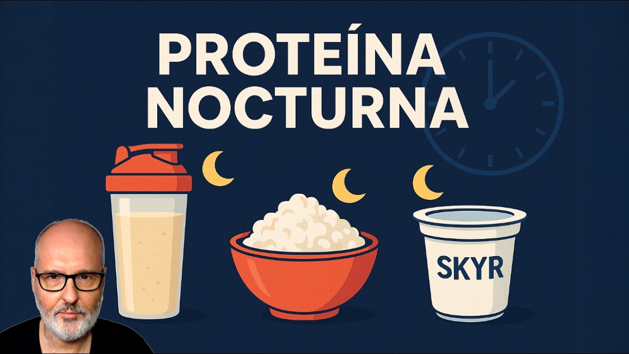 3 Alimentos que Frenan la Sarcopenia Mientras Duermes (Proteína Nocturna)