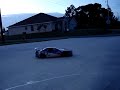 1/10 Scale Electric RC Drift Car at play in Driveway 1/10 Scale Electric RC Drift Car at play in Driveway