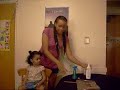 Detangling biracial hair
