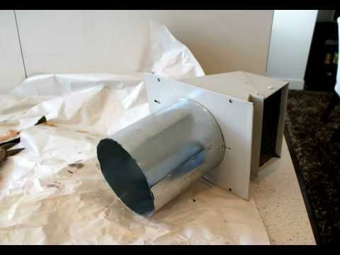 how to install range hood vent ductwork