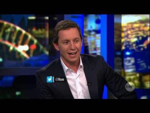 mcmanus - Rove McManus on 'The Project' promoting 'This Week Live'. Broadcast: 7 August 2013. Produced by ROVING ENTERPRISES (Australia). Keywords: Paris Hilton, Charl...