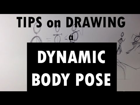 how to draw dynamic poses