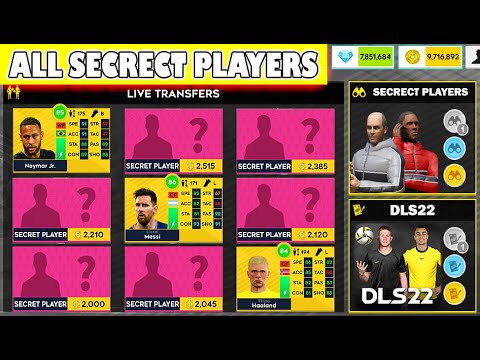 Dream League Soccer 2022 | Open All Secret Players Part 1 | Official DLS 22