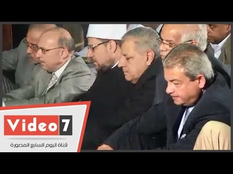بالفيديو..محلب وجمعة والسعيد يؤدون صلاة الجمعة الأخيرة من رمضان بالأزهر