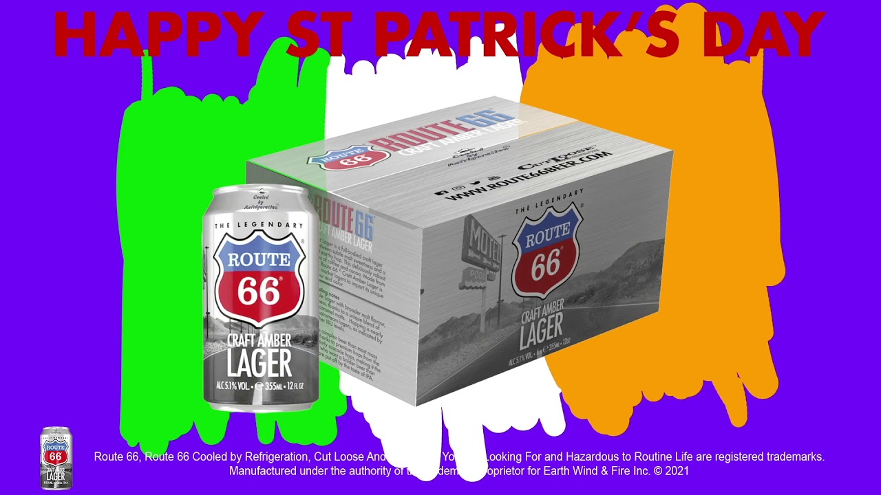 Route 66® Craft Amber Lager - St Patricks Day 2021