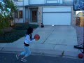 Me playing basketball