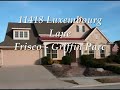Former Model Home For Sale in Griffin Parc -- Frisco, TX