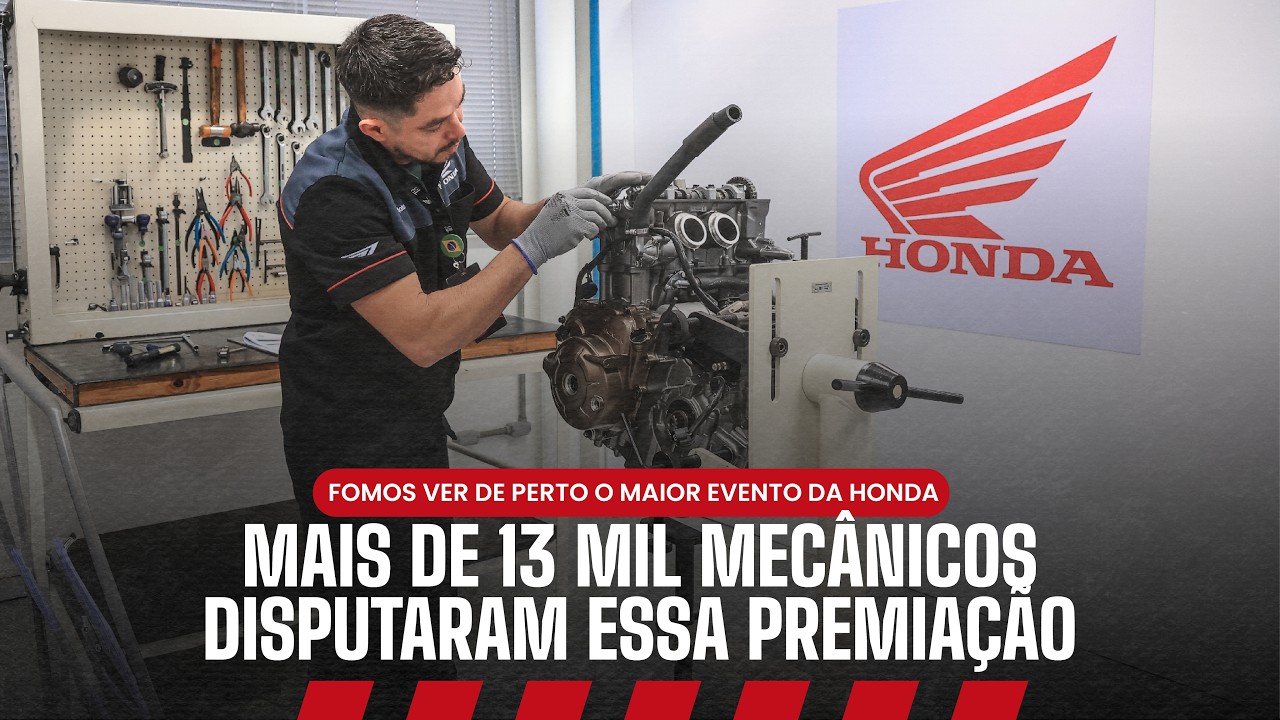 MAIS DE 13 MIL MECÂNICOS DISPUTARAM ESSA PREMIAÇÃO | Fomos ver de perto o maior evento da Honda