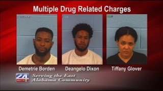 Three Arrested on Multiple Drug Charges