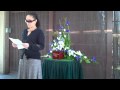 Kate reads obit.MP4