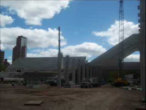 Obras en el estadio Tierra de Campeones