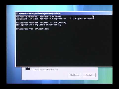 how to repair bcdedit