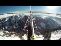 Winter hang gliding in Werfenweng