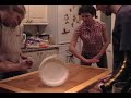 Frisbee Spin Action on a table