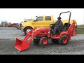Kubota BX24 Tractor Backhoe