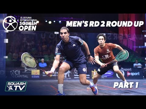 Squash: El Gouna International 2019 - Men's Rd 2 Round Up [Pt.1]