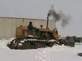 Fix Bulldozer Starter Motor and Snow Plow, Davids Farm