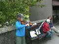 this is me busking for the ravenglass and eskdale railway preservation society's red squirrel fund to help save the red squirrels in eskdale, cumbria.  the film was shot in may 2002 and the engines and stations are decorated for the queen's jubilee.