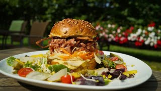 Spreewald - Burger | Pulled Pork aus Eisbeinfleisch