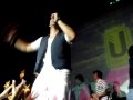Javi Medina haciendo show en club de Chascomús