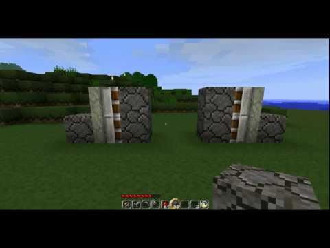 how to make a piston door in minecraft