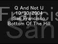 Q and not u 10/30/2004