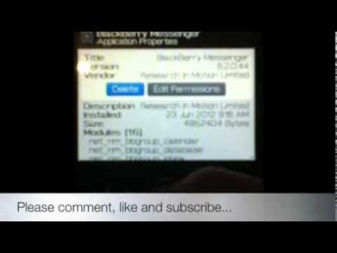 how to remove bbm contact