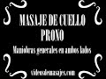 http://www.videosdemasajes.comVideos de masajes.Cuello prono.Maniobras generales en ambos lados.Si quieres aprender a realizar masajes, tienes un curso de masaje relajante en vídeo completamente gratis en http://www.videosdemasajes.comTemario del curso:1- Maniobras de masaje2- Masaje de cabeza3- Masaje de cara4- Masaje de cuello prono5- Masaje de cuello supino6- Masaje de espalda7- Miembro inferior prono8- Miembro inferior supino9- Miembro superior supino10- Masaje shiatsu