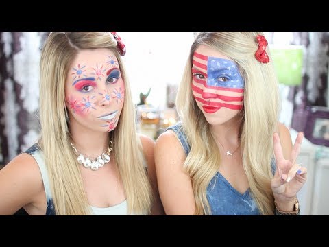 How NOT to Wear Makeup - Fourth of July