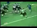 College footballer player athletic touchdown