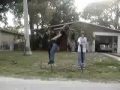 Kid fails pogo stick back flip - back flip, failed, pogo stick