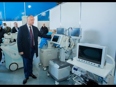 Președintele țării a inspectat lucrările de amenajare a unui Centru de triere la „Moldexpo”
