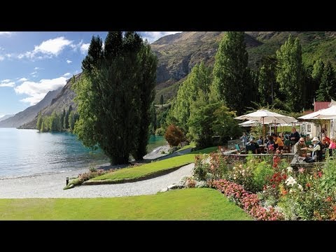 New Zealand (Country) - Cruise on board the vintage steamship TSS Earnslaw in Queenstown, New Zealand. View stunning alpine scenery and visit Walter Peak High Country Farm, beautifu...