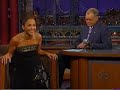 Jennifer Lopez Letterman Interview 2002