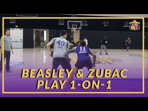 Video: Lakers Practice: Michael Beasley & Ivica Zubac Play one-on-one After Practice